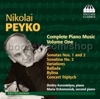 Piano Music Vol. 1 (Toccata Classics Audio CD)
